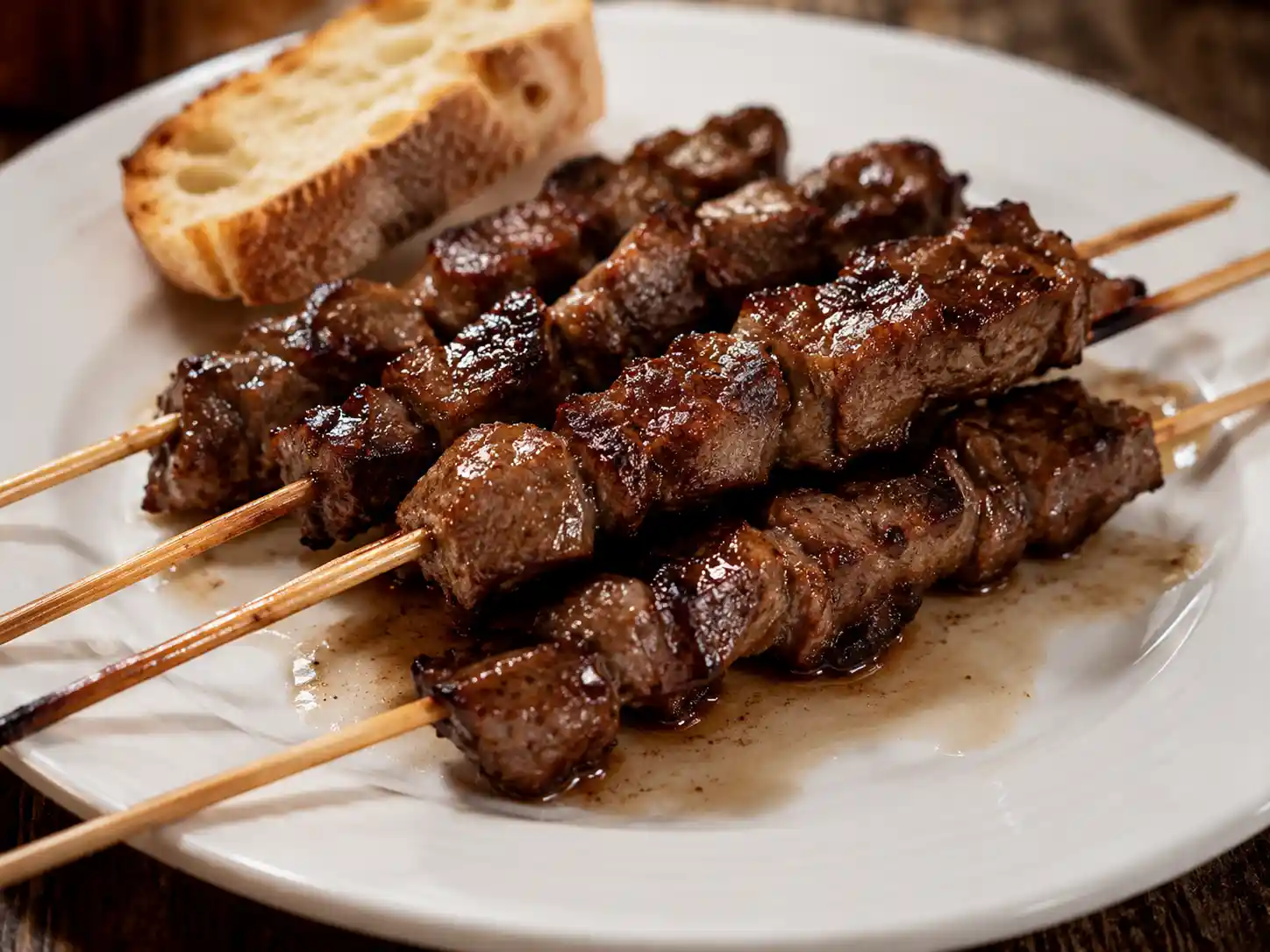 Arrosticini abruzzesi del ristorante Mammarosa